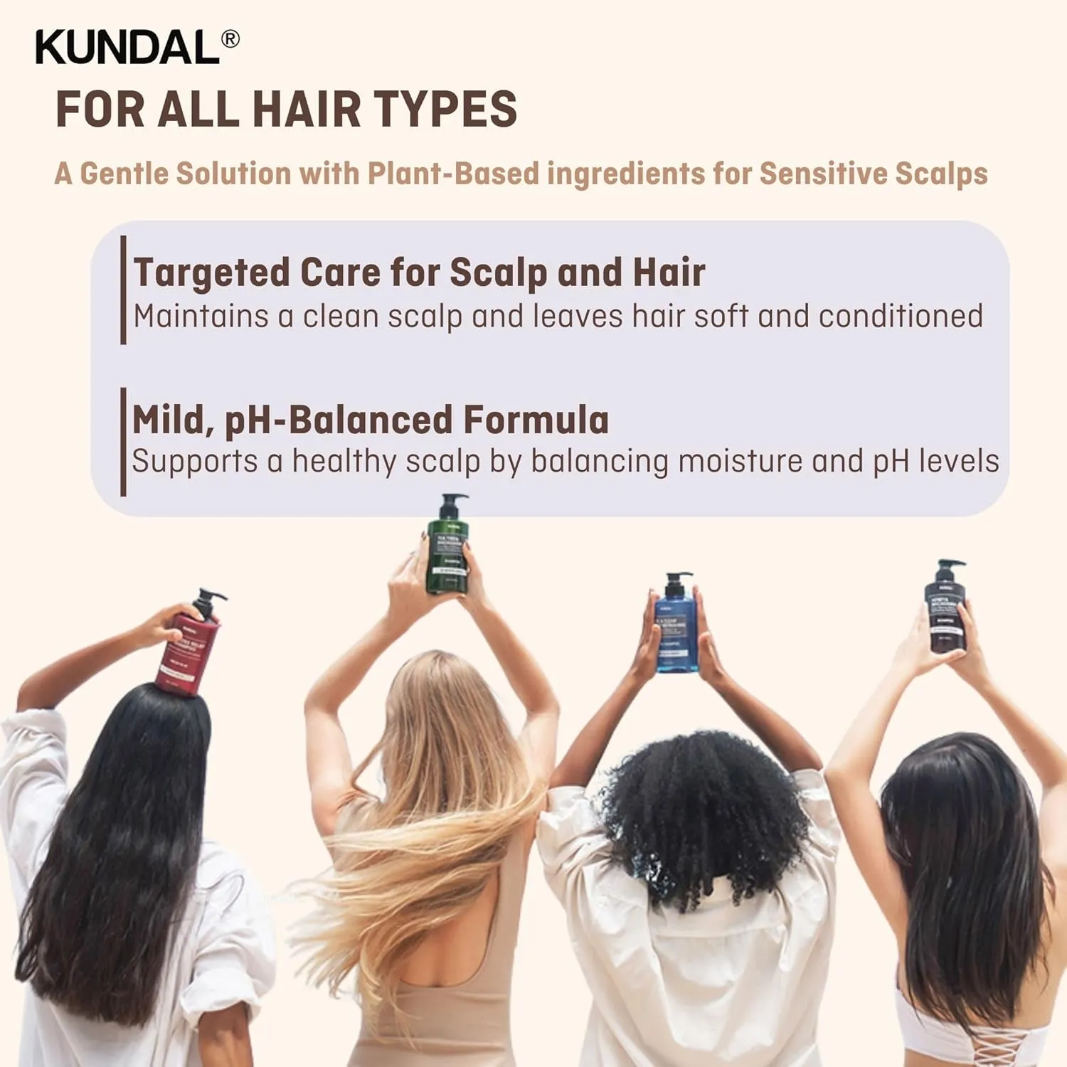 KUNDAL Natural Shampoo and Conditioner Set [Cherry Blossom] - Korean Hair Care, Long Lasting Fragrance, Moisturize, Nourish, Frizz Control, Argan & Macadamia Oil, Sulfate-Free 16.9fl oz (Pack of 2)