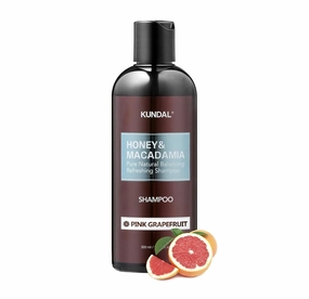 Kundal PINK GRAPEFRUIT, Sulfate Free Moisturizing Shampoo for Dry Damaged Hair with Argan Oil, 16.9 oz(500ml), Sulfate Free Paraben Free with argan oil