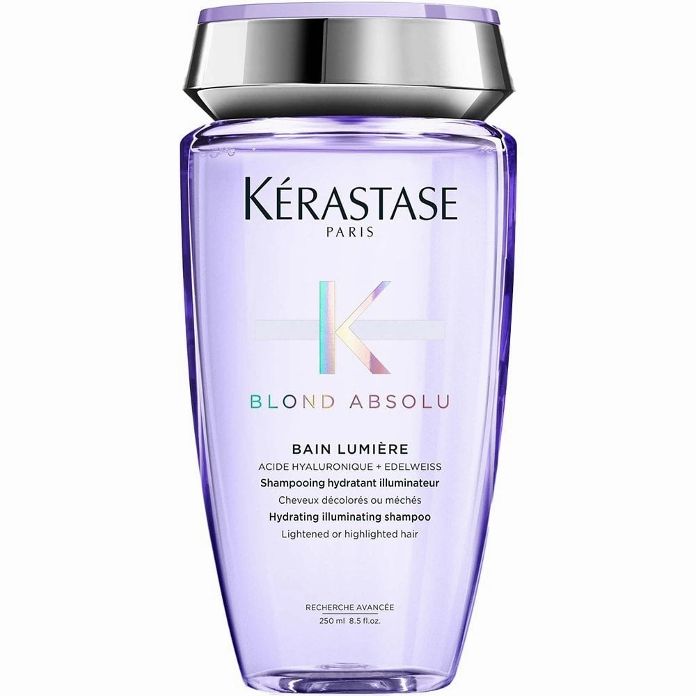 Kérastase Blond Absolu Bain Lumiere Hydrating Illuminating Shampoo 250ml & Cicaflash Treatment 250ml Twin