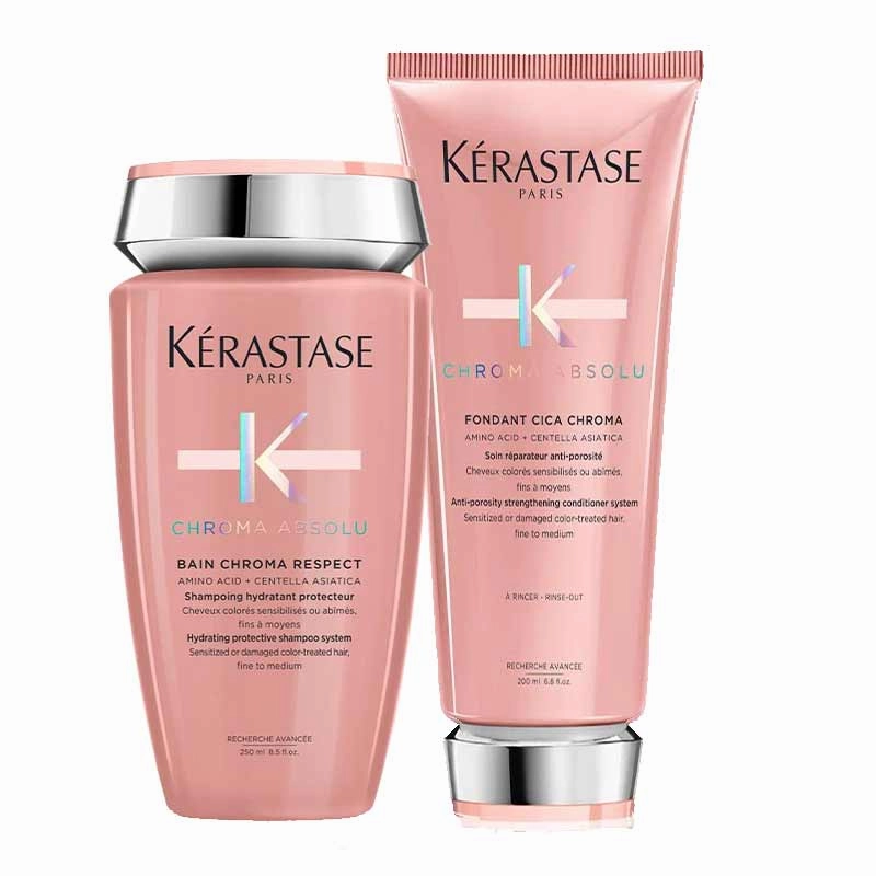 Kérastase Chroma Absolu Hydrating Duo For Fine To Medium Coloured Hair