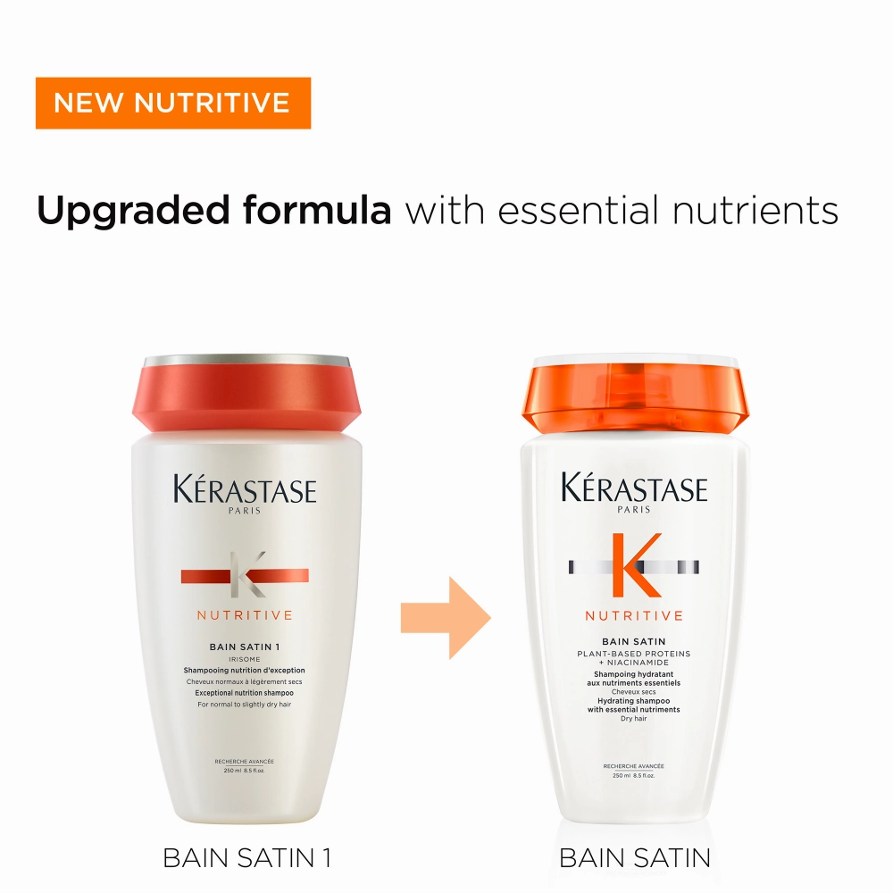 KÉRASTASE NUTRITIVE BAIN SATIN HYDRATING SHAMPOO FOR FINE TO MEDIUM DRY HAIR 250ML
