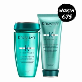 Kérastase Resistance Strengthening Shampoo & Conditioner Duo For Fragile, Weak hair