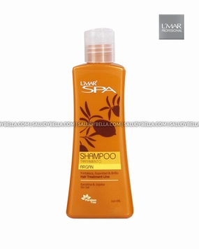 L'Mar Spa Argan Oil Shampoo Sodium Free Profesional Care | Champu Aceite Argan Profesion Sin Sal Cuidado Profesional 8.5oz-250ml
