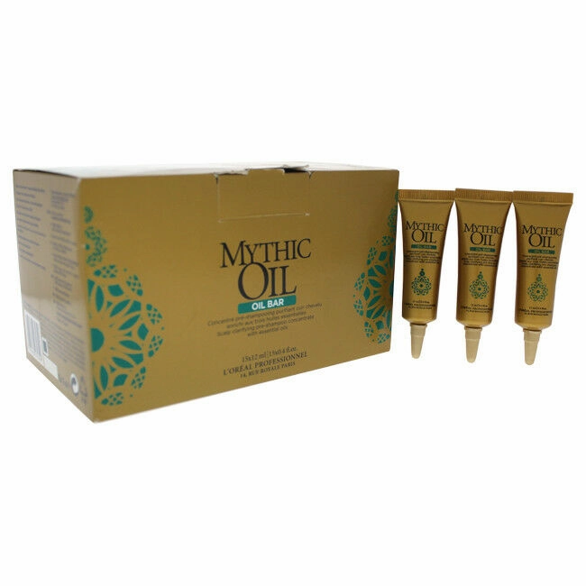 L'Oreal Mythic Oil Bar Scalp Clarifying Pre-Shampoo- 15 x 0.4 oz -BFV