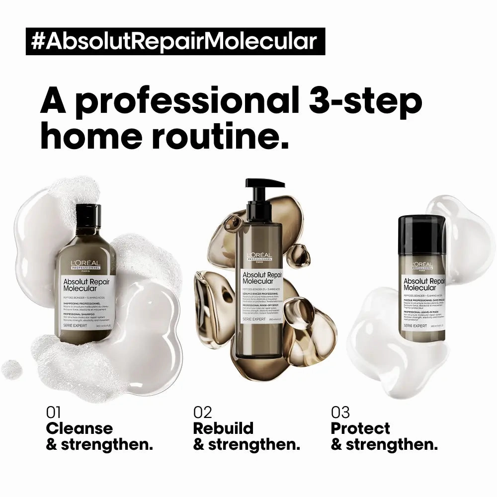 L’ORÉAL PROFESSIONNEL ABSOLUT REPAIR MOLECULAR SHAMPOO 300ML