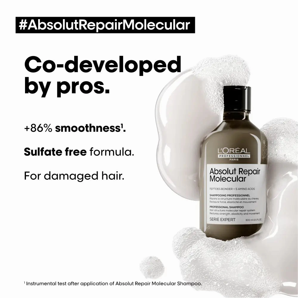 L’ORÉAL PROFESSIONNEL ABSOLUT REPAIR MOLECULAR SHAMPOO 300ML