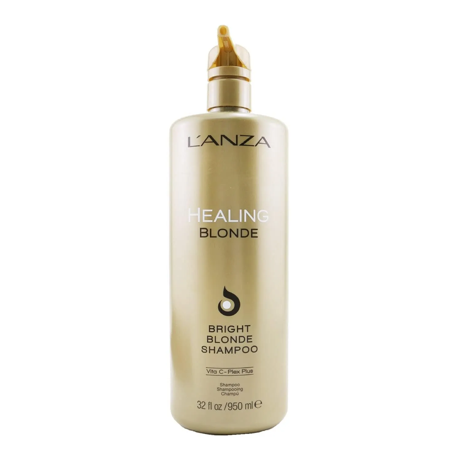 L'ANZA Healing Blonde Bright Shampoo, Formulated For Natural & Decolourized Blonde Hair, Boosts Shine And Brightness while Healing, With Sulfate-free, Paraben-free, Gluten-free Formula