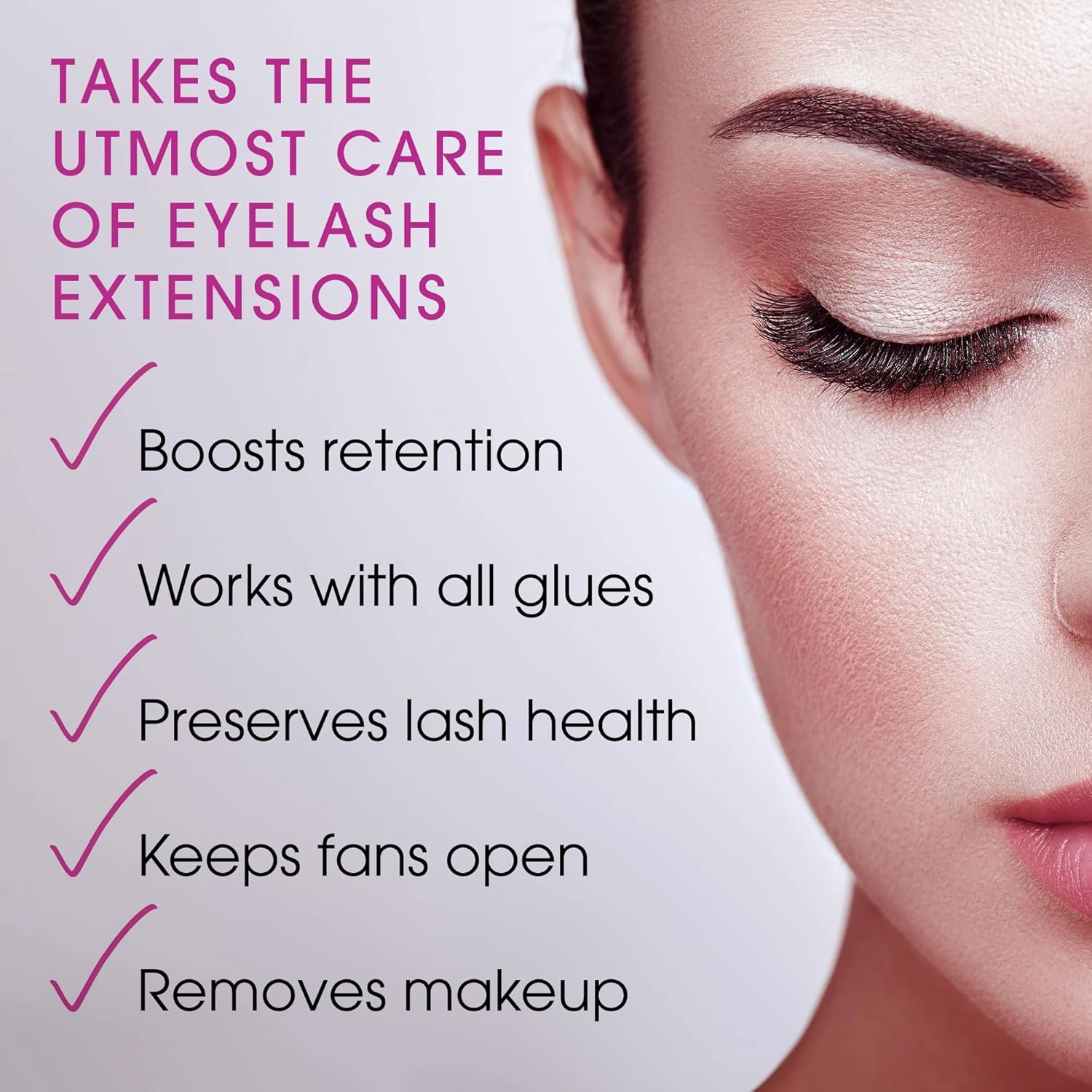 Lash Shampoo Kit for Salons, Lash Techs and Brow Stylists - Pack of 18 Prefilled Eyelash Extension Cleanser 2 Oz Foaming Bottles with Retail Display and Aftercare Cards - Fragrance Free