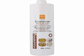 Linseed Oil Conditioner For Damaged, Bleached or Colored Hair | Nourishing And Hydrating Hair Care Product For Men And Women | 1L Bottle