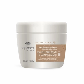 Lisap Hair Mask Top Care Repair Elixir Hair Care, Hydrating Deep Conditioning Hair Mask for Damaged Hair or Color Treated Hair, Shea Butter & Argan Oil, Paraben, Colorant & Sulfate Free, 16.91 fl oz