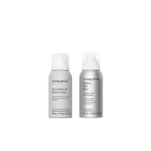 Living Proof Travel Size Advanced Clean Dry Shampoo   Dry Volume & Texture Spray Bundle ($37 Value)