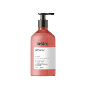 L'Oréal Professionnel Paris Inforcer Strengthening Shampoo - Prevents Breakage and Adds Softness For Weak, Fragile & Damaged Hair Types, With Biotin
