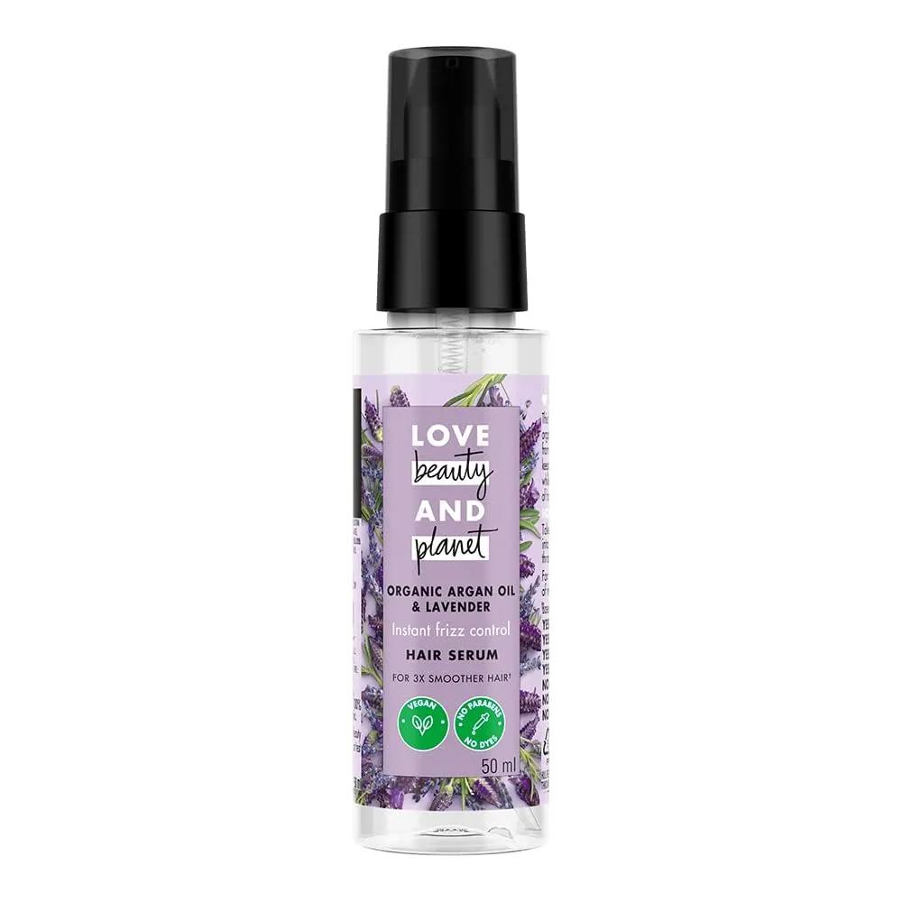 Love Beautyy & Planet Argan Oil & Lavender Hair Mask For Frizzy Hair | 50 Ml