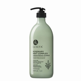 Luseta Rosemary Mint Strengthening Shampoo Hydrating and Nourishing Damaged Hair Thickening Shampoo for Thinning Hair,Reduce Frizz and Add Shine for All Hair Types, Sulfate Free 33.8oz
