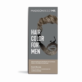 Madison Reed Mr. Hair Color for Men, Dark Blonde Demi-Permanent Hair Dye, Reduces Grays in 15 Minutes For Hair & Beard, Nourishing & Strengthening, Keratin & Argan Oil, 2 Applications