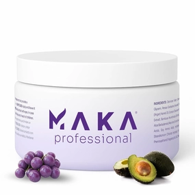 Maka Capillary Health Brass-out & Moisturizing Mask, for blonde, gray or chemically processed hair, 8 Oz