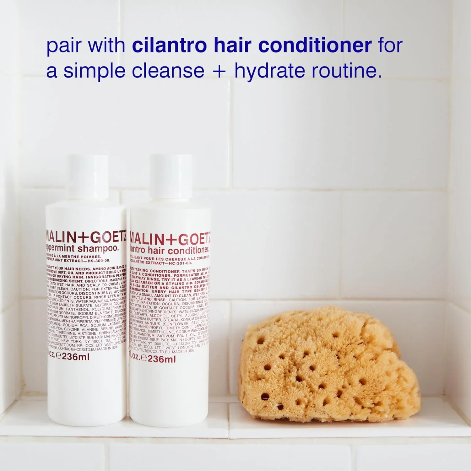 Malin   Goetz Shampoo – Clarifying, Unisex Natural Shampoo to Cleanse & Hydrate, Scalp Treatment Nourishes and Restores Healthy Texture for All Hair Types, Vegan and Cruelty-Free