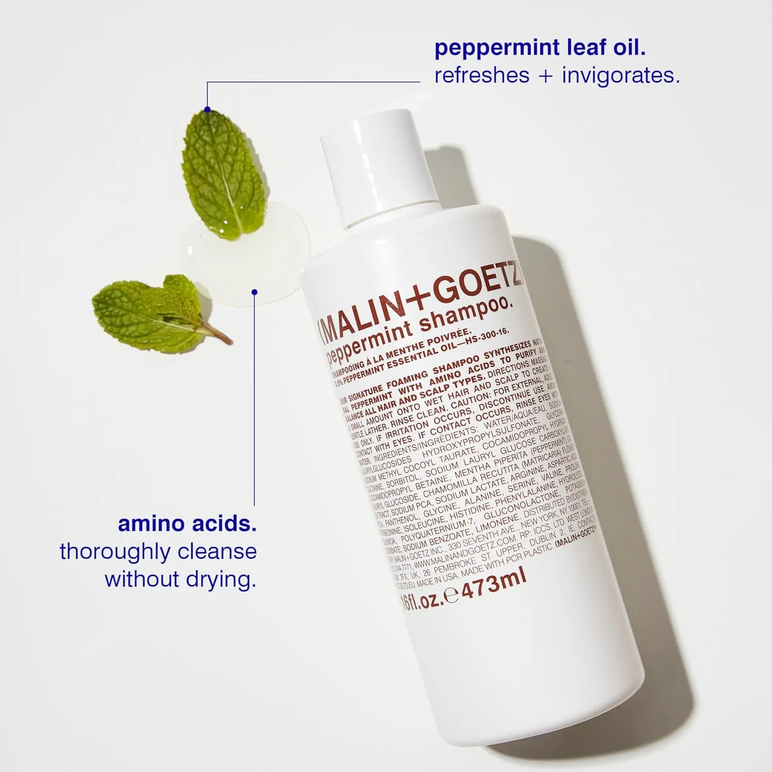 Malin   Goetz Shampoo – Clarifying, Unisex Natural Shampoo to Cleanse & Hydrate, Scalp Treatment Nourishes and Restores Healthy Texture for All Hair Types, Vegan and Cruelty-Free
