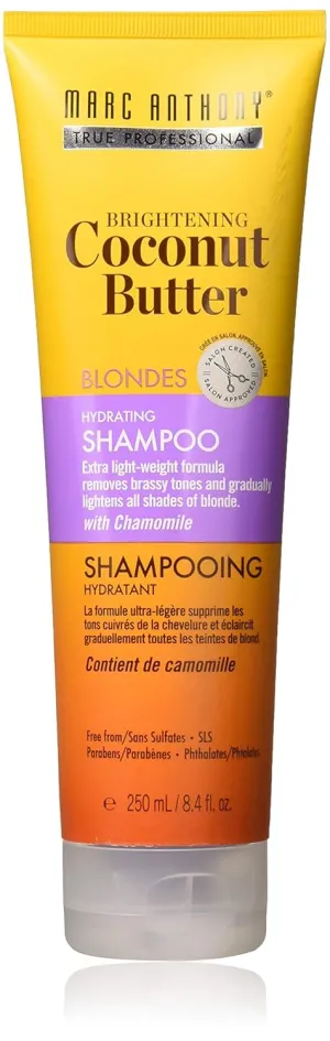Marc Anthony Coconut Butter Shampoo Blondes 8.4 Ounce (250ml) (3 Pack)