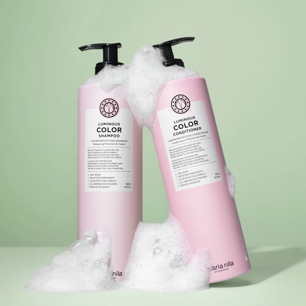 Maria Nila Luminous Colour Protecting Shampoo & Conditioner Duo Set 2 x 500ml