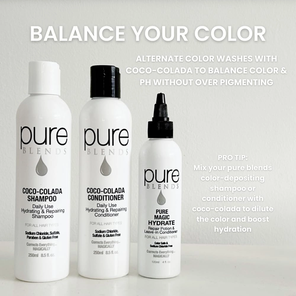 Marigold Hydrating Semi-Permanent Color Depositing Shampoo for Toning and Brightening Faded Color-Treated Hair - Prevents Fade, Extends Color Service (8.5 Oz.)