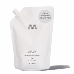 MASAMI Mekabu Hydrating Shampoo 32 oz Refill Pouch | Sustainable & Recyclable | Salon Quality | Color Safe | Sulfate, Paraben & Phthalate Free | All Hair Types & Textures