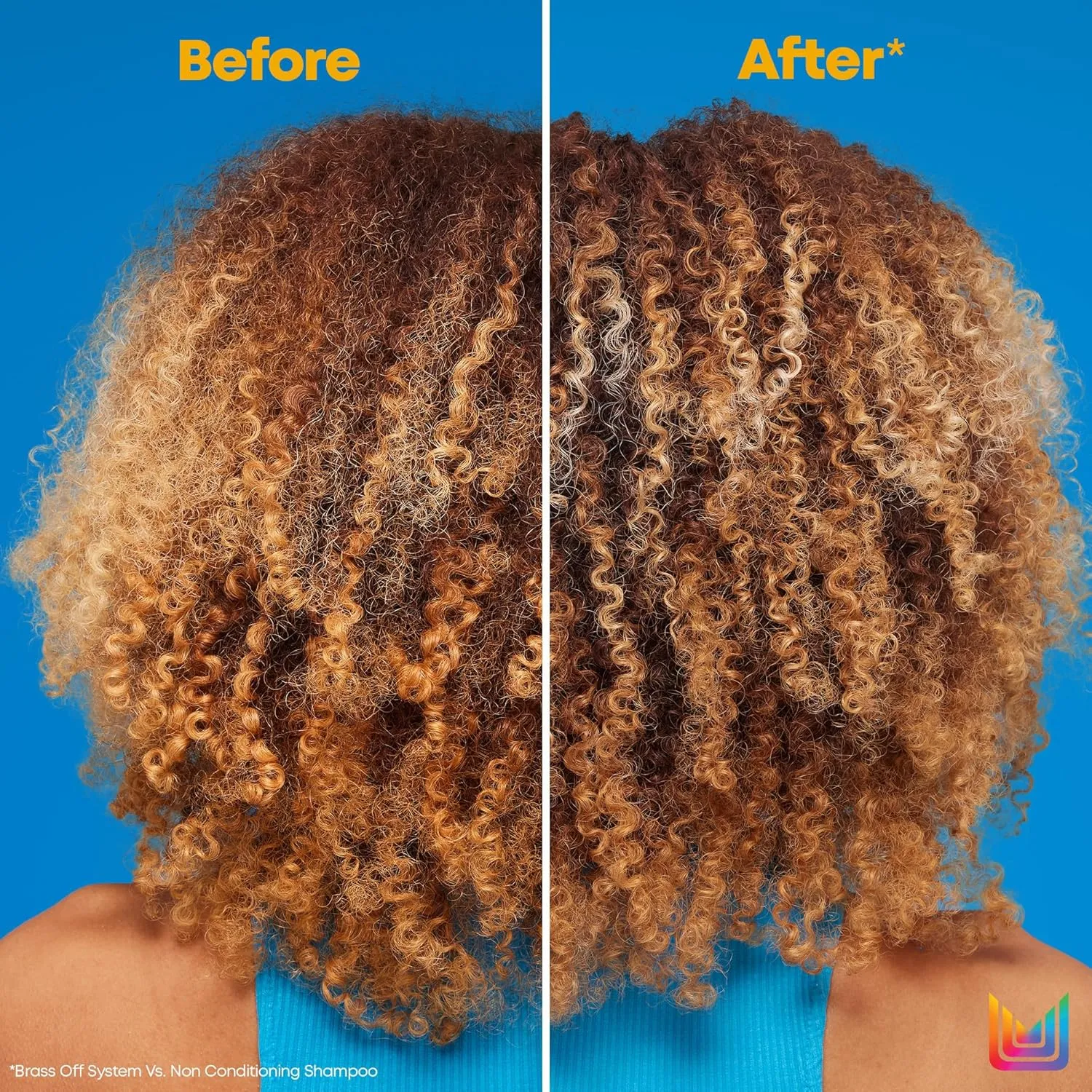 Matrix Brass Off Toning Blue Shampoo - Refreshes and Neutralizes Brassy Tones, For Color Treated Hair, Lightened Brunettes or Dark Blondes