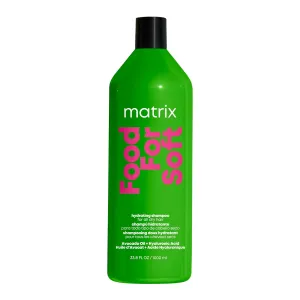 MATRIX Food For Soft Shampoo For Color-Treated, Dry and Brittle Hair - Moisturizes, Softens and Smooths, With Avocado Oil & Hyaluronic Acid, Vegan