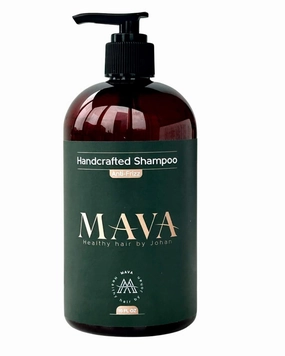 Mava Anti-Frizz Handcrafted Shampoo with Keratin & Bamboo Extract, Superior Smoothing, Coconut Aroma.