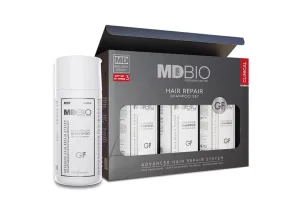 MBBIO Professional Hair Repair Shampoo Set 3 x 3.4oz – Advanced Post-Transplant Care with Growth Factors, Plant Stem Cells & DHT Blockers for Scalp Healing, Hair Strengthening, and Fuller Growth