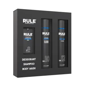 Men's Essential Body Kit, No.12 Body Wash, No.10 Grey Hair Shampoo, & No.8 Deodorant Spray, Hair Care & Skin Care Set