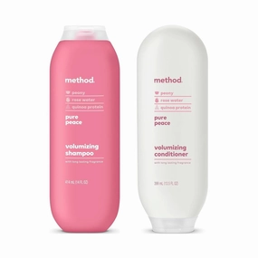 Method Pure Peace Volumizing Shampoo and Conditioner, Enhance Volume and Tranquility for Fuller, Healthier Hair, 1 CT.