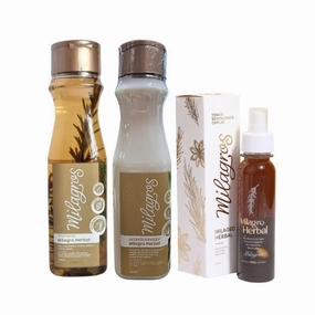 Milagros Shampoo, Conditioner, and Tonic (3 Pack)