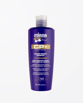 Mirna Professional CP  Color Protect Shampoo w/Organic Argan Oil, Aminoacids, and Linseed Oil 500ml - 16.9 fl oz