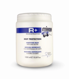 Mirna Professional R  Reconstruction Mask For Deep Protection Hydration and Fortifying Hair Made w/Shea Butter 1000ml - 33.8oz