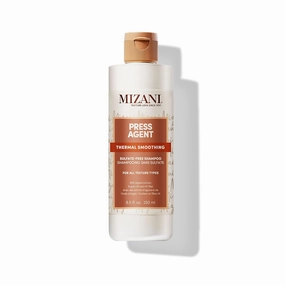 MIZANI Press Agent Sulfate-Free Shampoo - Thermal Smoothing - Moisturizes Hair For Heat Styling, Blowout & Silk Press For Dry & Frizzy Hair, With Argan Oil