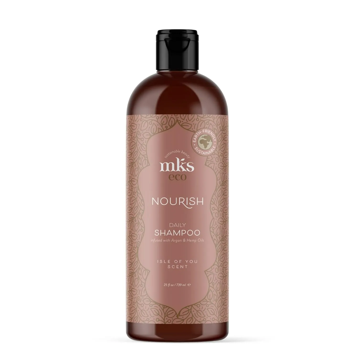 MKS eco Nourish Shampoo - Cleanses, Strengthens & Repairs - Ideal for Fine Hair, Safe for Color Treated Hair - Moroccan Argan Oil, Hemp Seed Oil - Vegan, Cruelty Free