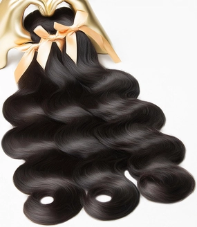 mlip Raw Bundles Human Hair Body Wave, No Tangle Shedding, Keep Texture Silky Soft After Multiple Washes, 15A Raw Indian Hair Bundles 14 16 18 Inches, Triple Lifespan 3X