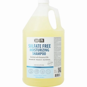 Moda - Sulfate-Free Moisture Shampoo - Enriched with Botanical Oils - Avocado Oil, Vitamin E, Acai Extract / 128 oz. - 1 Gallon