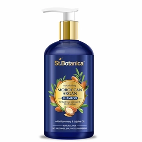 Moroccan Argan Shampoo | with Moroccan Argan Oil to Nourish Dull, Dry & Frizzy Hair | Helps Control Hair Fall & Promotes Hair Growth | Paraben & Sulphate Free | Vegan | Cruelty Free