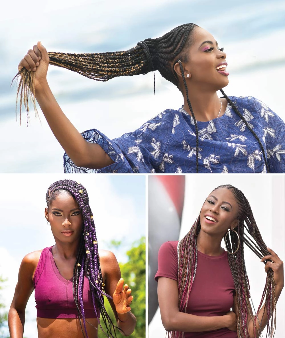Multi Pack Deals! Pre-stretched X-Pression 3X Ghana Braids unfolded 50" 100% Kanekalon Easy to Braid Itch Free (5-PACK, 30) E613XG5-305