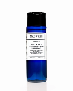 Murdock London Black Tea Strengthening Shampoo 250ml - Caffeine-Infused Formula for Fuller, Thicker Looking Hair, 250ml