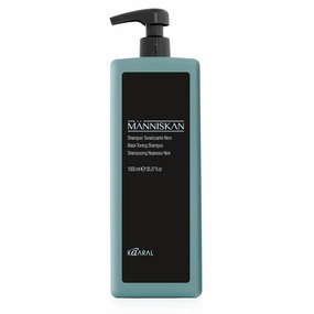 Människan Black Toning Shampoo, 1000ml - Revitalizing Shampoo for Grey and White Hair with Black Carbon and Blackberry Vinegar
