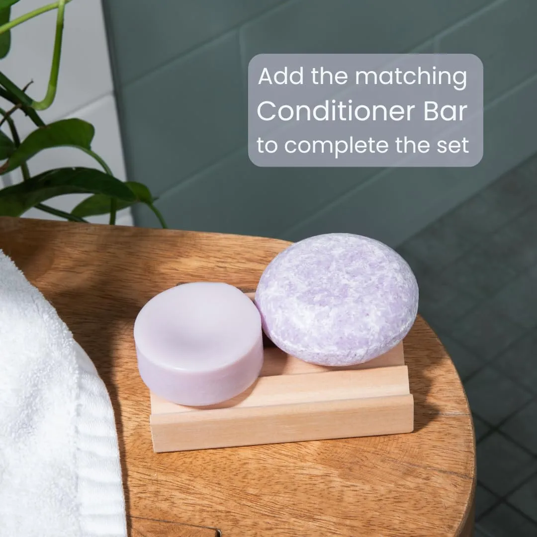 Natural Shampoo Bar Lavender Rosemary Scalp Soothing Shampoo Bar | pH Balanced, Color Safe | SLS-Free, Plastic-Free, Cruelty-Free, Vegan | Oatmeal, Shea Butter, Cocoa Butter