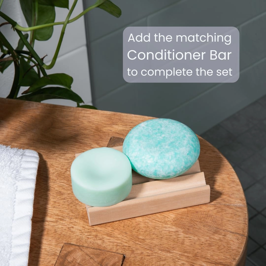 Natural Shampoo Bar Peppermint Ice Shampoo Bar for Everyday | pH Balanced, Color Safe | SLS-Free, Plastic-Free, Cruelty-Free, Vegan | Coconut Oil, Shea Butter, Cocoa Butter
