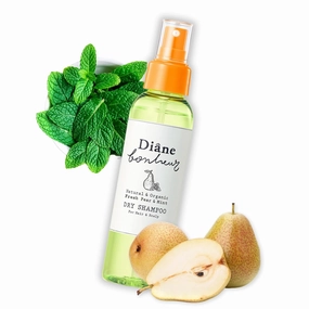 Natural Wet Dry Shampoo for Women Dry Hair & Sensitive Scalp, Organic Hair & Body Mist with Rosemary & Rose Water, Moisturizing Hair Refresher Spray from Japan, PEAR & MINT, 4.06 Fl Oz