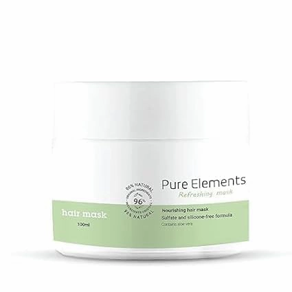 NEN Hair Mask 100 Ml Nourishing, Moisturizing Hair Treatment Sulfate, Silicone & Paraben Free 96% Natural Origin Ingredients