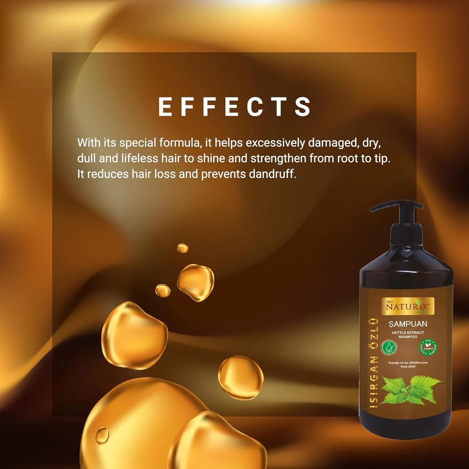 Nettle Extract Hair Shampoo | Organic Hair Care Shampoo | Prevents Hair Loss Promotes Growth and Nourishment Soap