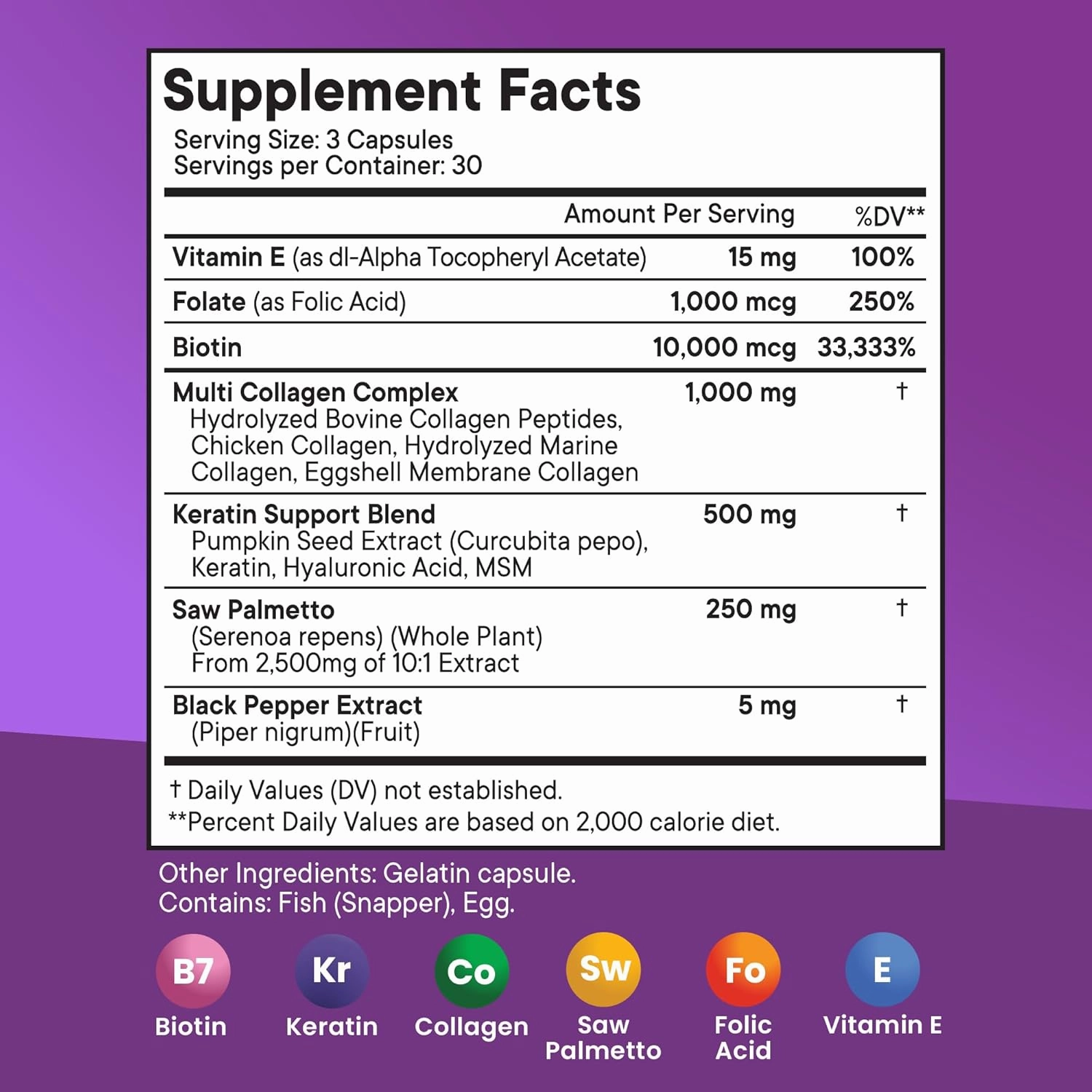 NEW AGE Biotin Collagen Keratin Hyaluronic Acid - 50,000mcg Hair Growth Vitamins for Men and Women, Nails, Hair, Skin Vitamins and DHT Blocker with Vitamin E Folic Acid Pumpkin Seed MSM- 180 Count