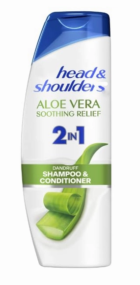 New Dandruff Shampoo, Aloe Vera for Soothing Scalp Relief, Paraben Free, 12.5 oz (1 Pack, Package May Vary)